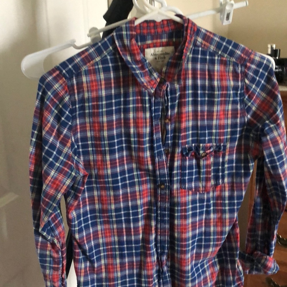 Abercrombie & Fitch plaid button down